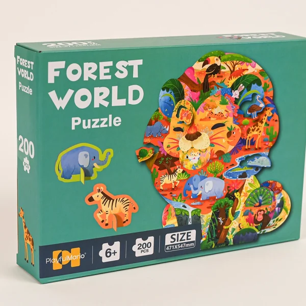 DSC_0521 Tvarované Puzzle Forest World 200ks