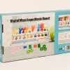 DIGITAL MAZE LOGARITHMIC BOARD_2 Edukačné počítadlo drevené MONTESSORI