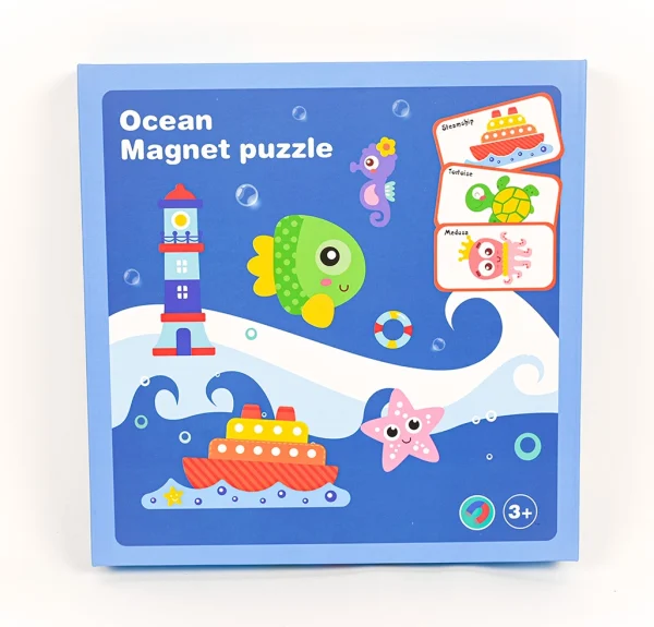 OCEAN MAGNET PUZZLE_3 Magnetická kniha - oceán