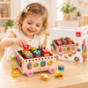 0FB3F5F3-2151-4009-AE39-C79E9B6F6F94 Drevené Montessori autíčko so zmrzlinou a dezertmi