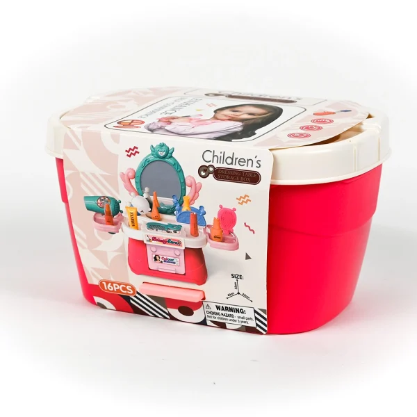 Children´s dressing table storage box_3 Kozmetický stolík v boxe 16ks