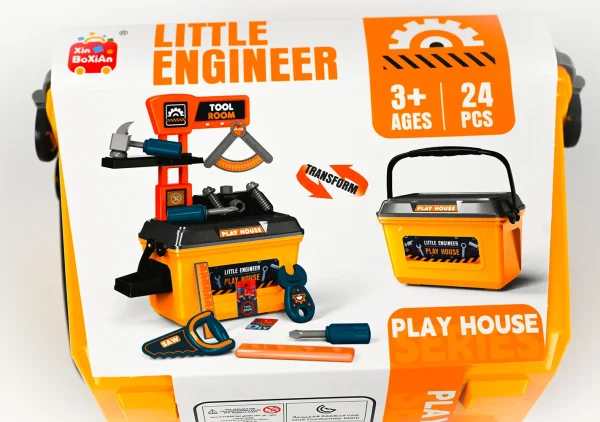 Little engineer_4 Náradie v kufríku - Little Engineer 24ks