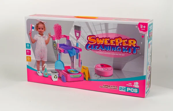 Sweeper cleaningkit_1 Upratovací vozík s robotickým vysavačom 22ks
