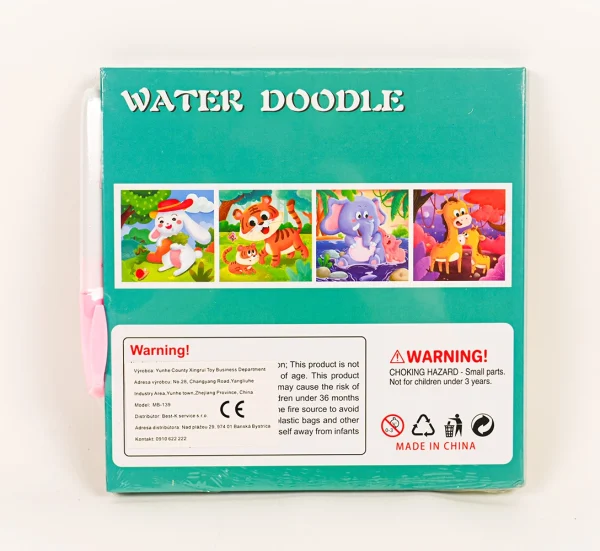 WATER DOODLE_7 Maľovanie vodou s magnetickou knihou Zvieratká