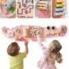 Nástenný montessori Krokodíl - ružový