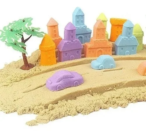 Motion Sand Mini City – kinetický piesok 800g s 3D boxom