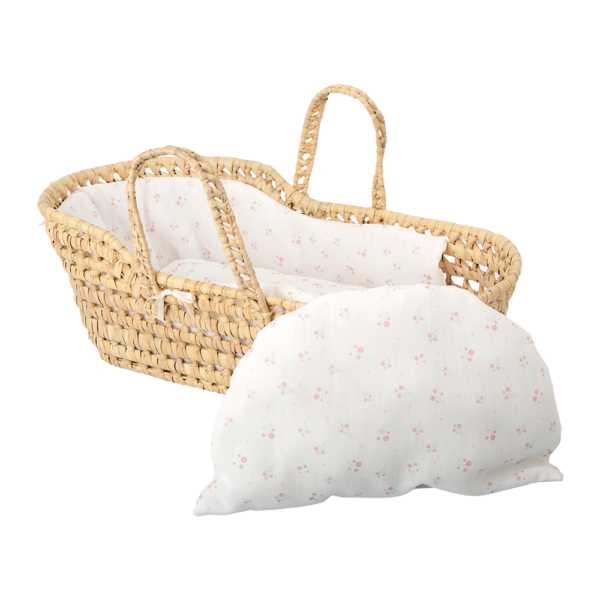 Prútený košík Arias Elegance pre bábiky 40–45 cm