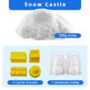 Snow Fairy – Snow Castle – modelovací sneh v kufríku (500 g)