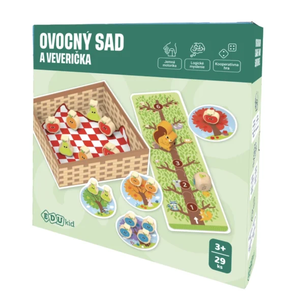 Hra Ovocný sad a veverička