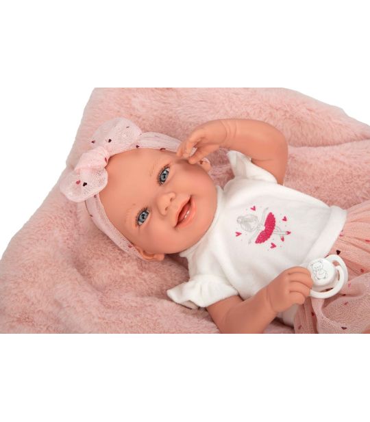 Bábika Arias Elegance Zoe Ballerina 42 cm – celovinylová s vankúšikom