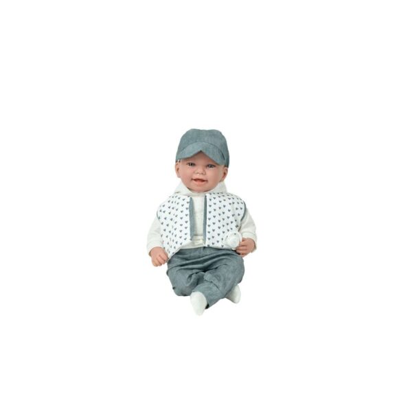Bábika Arias Elegance Zoe 45 cm – chlapček so smiechovým mechanizmom