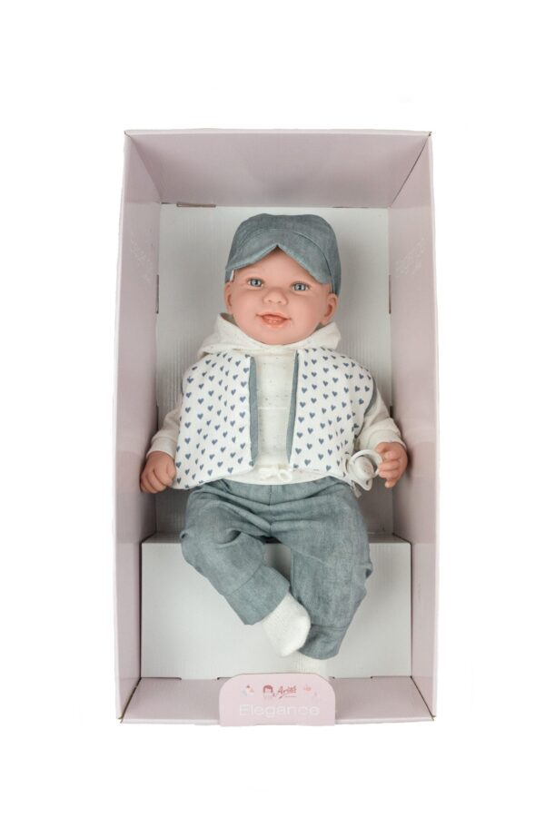 IMG_1992 Bábika Arias Elegance Zoe 45 cm – chlapček so smiechovým mechanizmom