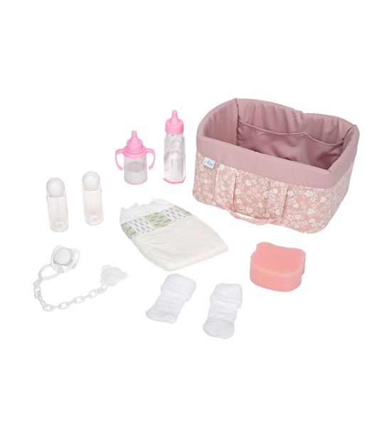 Košík Arias Elegance s doplnkami pre bábiky 40–45 cm II.