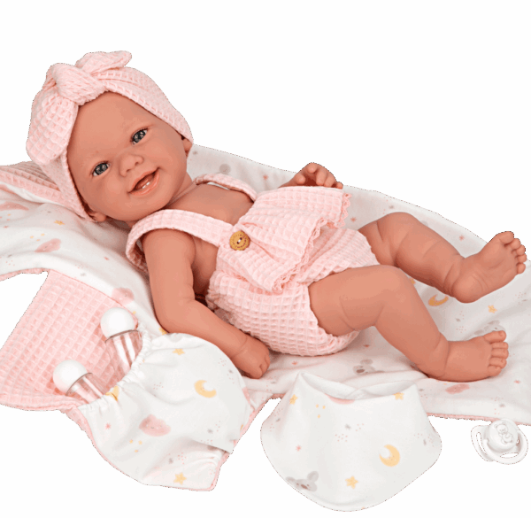 Bábika Arias Elegance Zoe 42 cm s vôňou vanilky, prebaľovacou podložkou