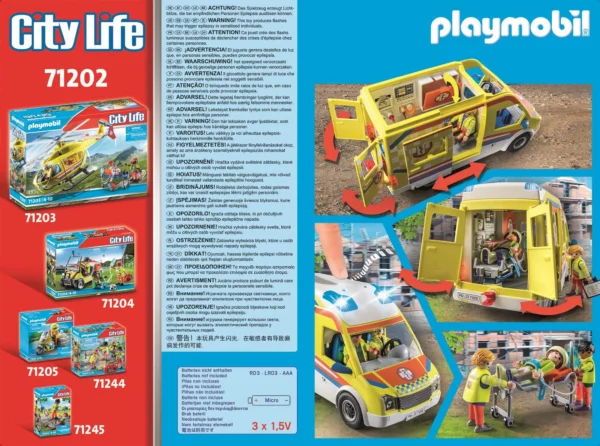 HRAkc05958-03 Playmobil 71202 Sanitka so zvukom a svetlom