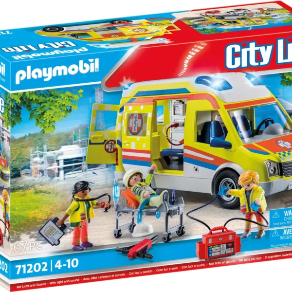 HRAkc05958 Playmobil 71202 Sanitka so zvukom a svetlom