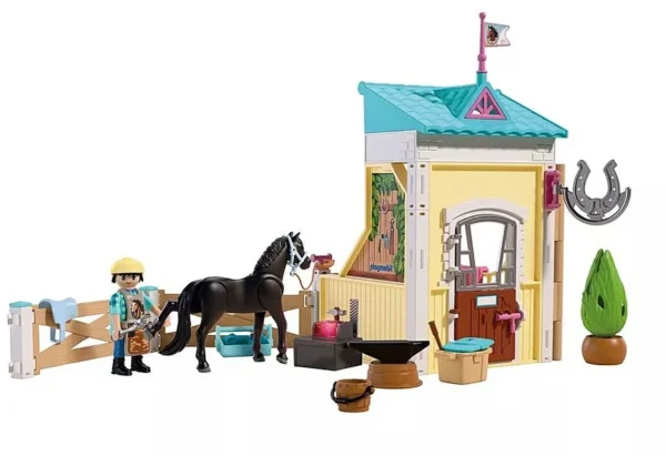 HRAls23397-03 Playmobil Malá stajňa s podkúvačom