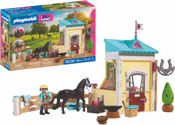 HRAls23397 Playmobil Malá stajňa s podkúvačom