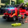 Playmobil Hasičské auto s výsuvnou plošinou