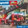 Playmobil Hasičské auto s výsuvnou plošinou