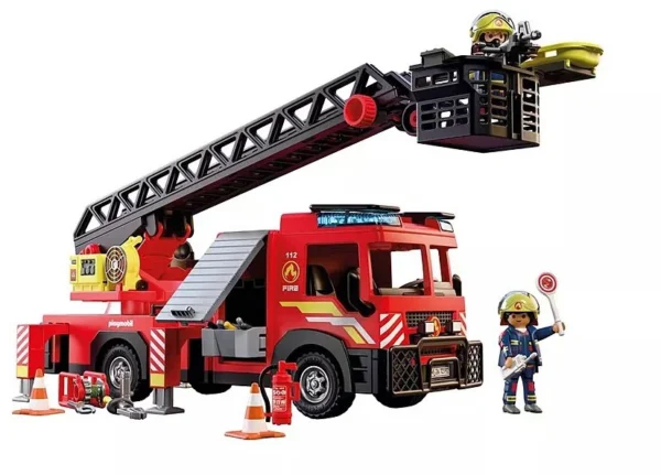 Playmobil Hasičské auto s výsuvnou plošinou