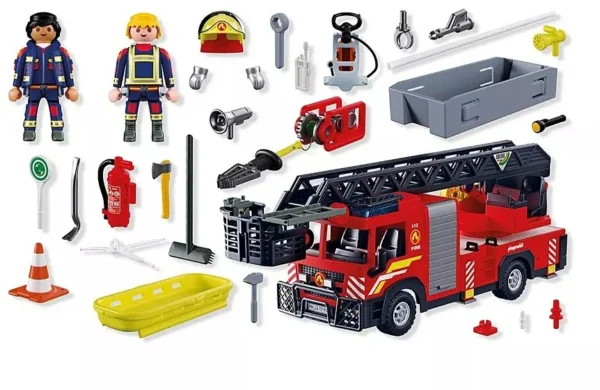 Playmobil Hasičské auto s výsuvnou plošinou