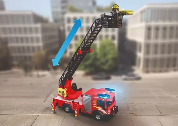 Playmobil Hasičské auto s výsuvnou plošinou