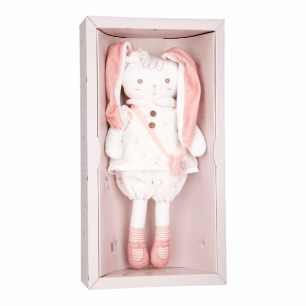 Látková bábika Arias Zajačik Tilly 34 cm
