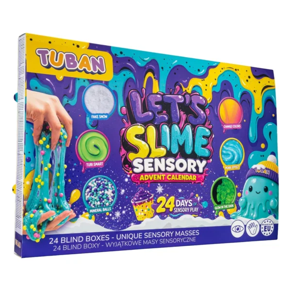 TUBAN Senzorický adventný kalendár LET'S SLIME